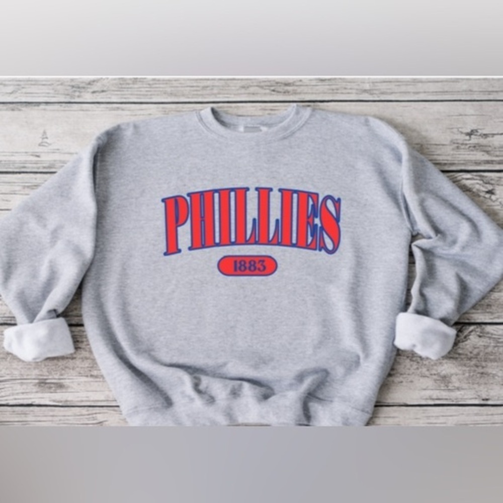 Phillies Offset Crewneck